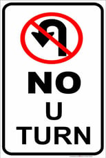 No u turn