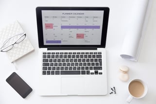 high-angle-view-image-desk-planner-calendar-laptop