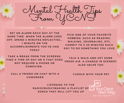 Mental Health Tips From YCNS-2