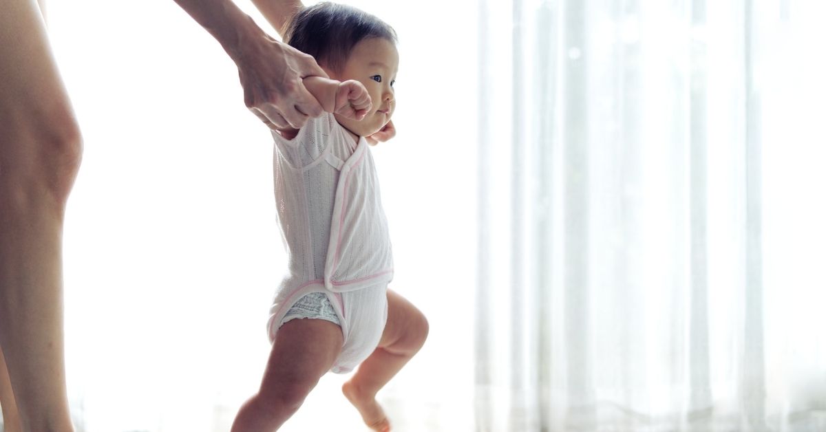 toddler learning how to walk